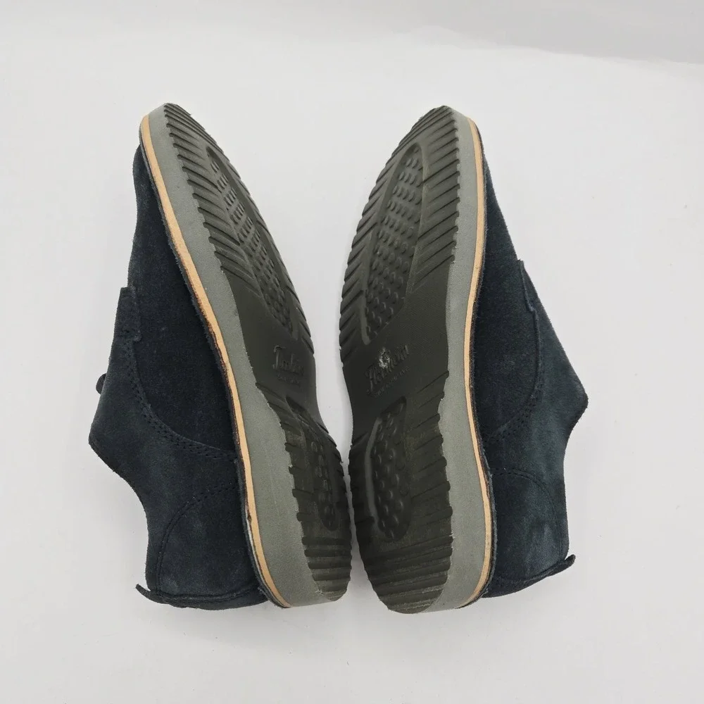 Florsheim Boys Navigator Dress Casual Plain Toe Jr.‎ Oxford 12 Navy Suede